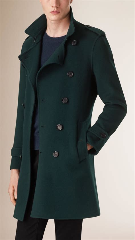 burberry cashmere coat green|burberry cashmere trench coat men's.